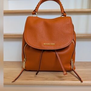 Michael Kors Riley Leather Backpack Handbag